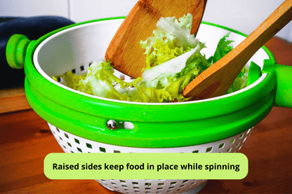 DryTwist™ – 360° Vegetable Spinner & Dryer | Washes, Spins & Drains in Seconds