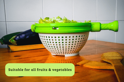 DryTwist™ – 360° Vegetable Spinner & Dryer | Washes, Spins & Drains in Seconds
